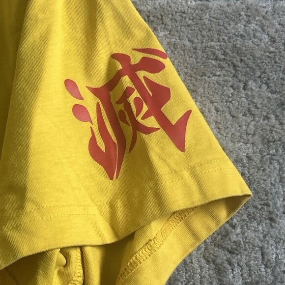 RawGear Zenitsu Agatsuma Demon Slayer T-Shirt & Joggers Mens Small Yellow Anime - Picture 7 of 14